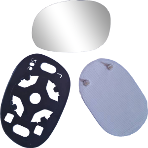 مجموعه شيشه آينه برقي  چپ 206