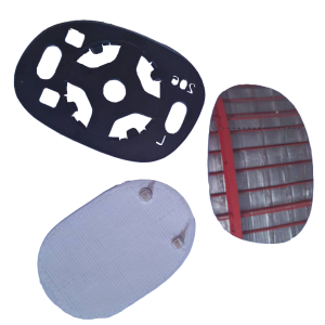 مجموعه شيشه آينه برقي  راست 206