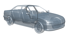 نوار دور درعقبL405