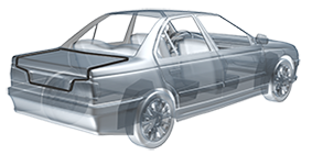 نوار دور صندوق عقب405