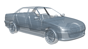 نوار عمودي جلو L  (VERTICAL)405