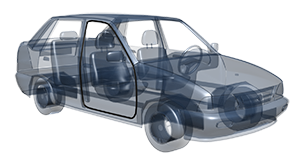 نوار دور در جلو Rپرايد