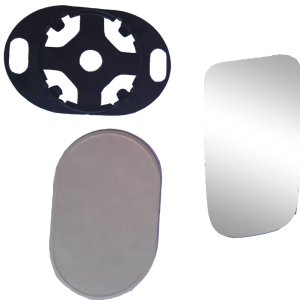 مجموعه شيشه آينه دستي  چپ پرايد