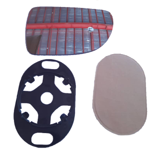 مجموعه شيشه آينه دستي  راست تيبا