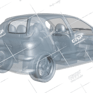 دور کلاف شيشه درعقب چپ(گلسران)206