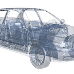 دور کلاف شيشه در عقب R (ماهوتي-GR)