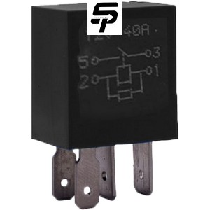 میکرورله 40آمپر مشکی 4پایه رانا 206، 207