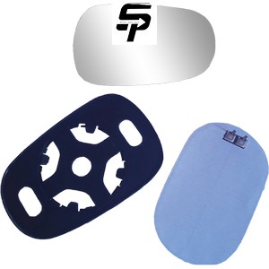 مجموعه شیشه آینه برقی چپ ال 90