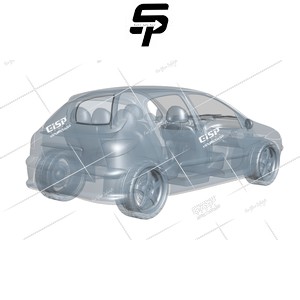 دور کلاف شیشه درعقب چپ(گلسران)206