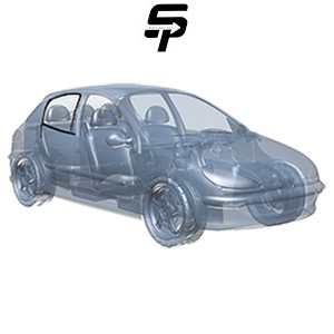 دور کلاف دور شیشه عقب راست (گلسران )206