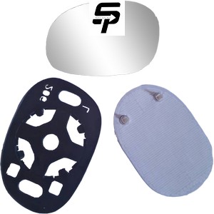 مجموعه شیشه آینه برقی  چپ 206