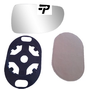 مجموعه شیشه آینه دستی  چپ تیبا